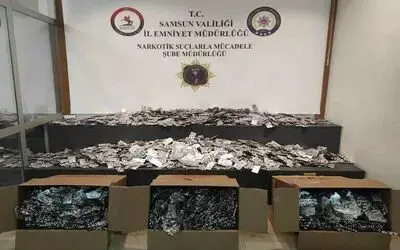 Samsun’da 110 bin uyuşturucu hap ele geçirildi
