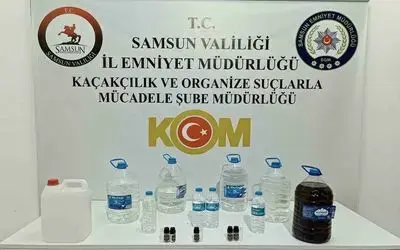 Samsun’da sahte içki operasyonu: 1 şahıs hakkında işlem başlatıldı
