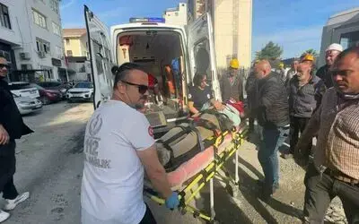 Özel hastane inşaatında iş kazası: 1 yaralı

