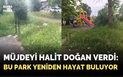 Bafra’da Bu Park Yeniden Hayat Buluyor!