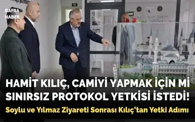 Başkan Kılıç’a Yeni Protokol Yetkisi Talebi! Millet Camisi İçin Mi Kullanılacak? 