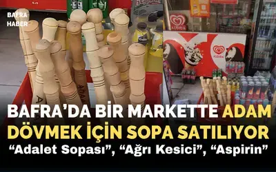 Market Önünde “adalet Sopası” Yazılı Beyzbol Sopaları Satılıyor!