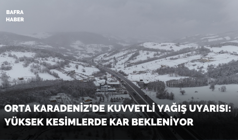 Meteoroloji Genel Müdürlüğü, Orta Karadeniz İle İç Anadolu'nun Kuzeydoğusunda Bu Gece Saatlerinden İtibaren EtkiliOlacak Kuvvetli Yağışlara Karşı Uyarıda Bulundu. Bin 200 Metre Rakımın Üzerindeki Kesimlerde Kar Beklendiği Açıklandı.