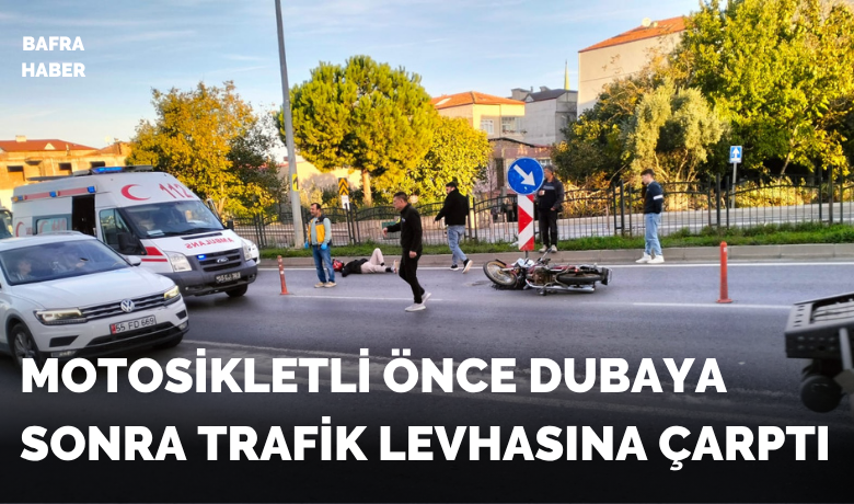 Bafra’da motosiklet kazası: 1 yaralı - Samsun’un Bafra ilçesinde meydana gelen motosiklet kazasında sürücü yaralandı.