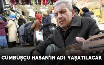 Samsun’un Canik İlçesinde Sevilen Sokak Sanatçısı “cümbüşçü Hasan” Olarak Bilinen Hasan Yarar’ın Adı, Belediyenin Aldığı Karar Doğrultusunda Kültür Merkezinde Yaşatılmaya Başlandı.