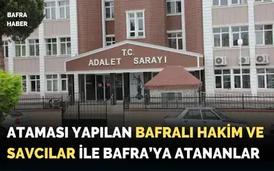 Hsk’nın Aralık Kararnamesiyle Bafra’da Yeni Atamalar Gerçekleşti