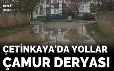 Çetinkaya’da Yollar Çamur Deryası