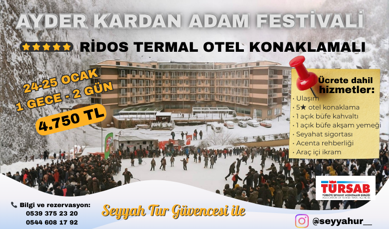 Seyyah Tur'dan Ayder Kardanadam Festivali Turu