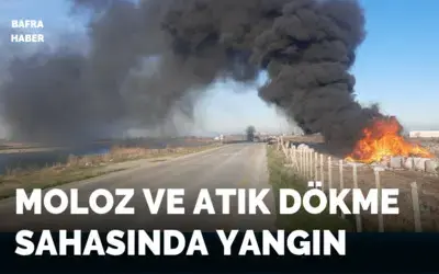 Moloz Ve Atık Dökme Sahasında Yangın