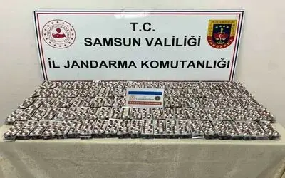 Samsun’da 6 bin 621 adet uyuşturucu hap ele geçirildi
