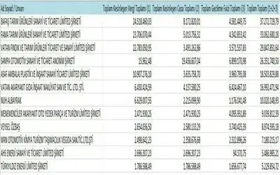 Samsun’un ’vergi yüzsüzleri’ açıklandı

