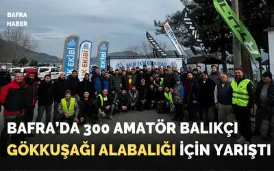 Derbent Barajı’nda 300 amatör balıkçı gökkuşağı alabalığı için yarıştı