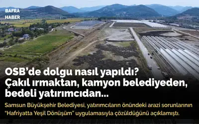 Bafra Osb’lerde Dolgu Nasıl Yapıldı?