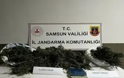 Cezaevinde bulunan şahsın evinde 3,5 kilo esrar ele geçti
