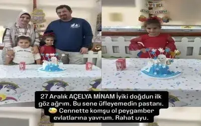 Akaryakıt istasyonu faciasında eşini ve iki kızını kaybeden annenin yürek yakan doğum günü paylaşımı
