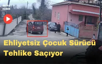 Ehliyetsiz Çocuk Sürücü Tehlike Saçıyor!