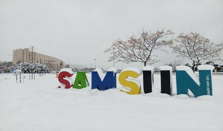 Olumsuz hava şartları  nedeniyle Alaçam’daki 2 okulda eğitim tatil edildi
