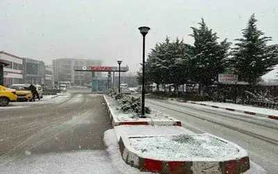 Samsun’un Kavak ilçesi beyaza büründü
