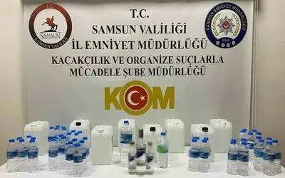 Yılbaşı öncesi sahte alkollü içki ele geçirildi
