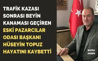 Eski Pazarcılar Odası Başkanı Hüseyin Topuz Hayatını Kaybetti