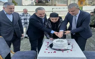 Samsun’da genç hafız dualarla ’ıslatıldı’
