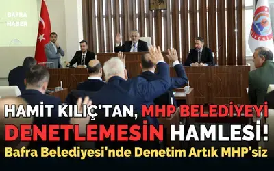Bafra Belediye Başkanı Hamit Kılıç’tan Mhp’ye Denetim Engeli