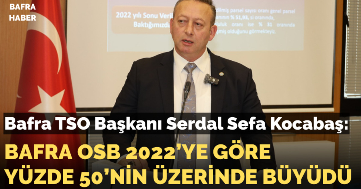 Bafra OSB’de doluluk yüzde 84, Sera OSB’de yüzde 87’ye ulaştı