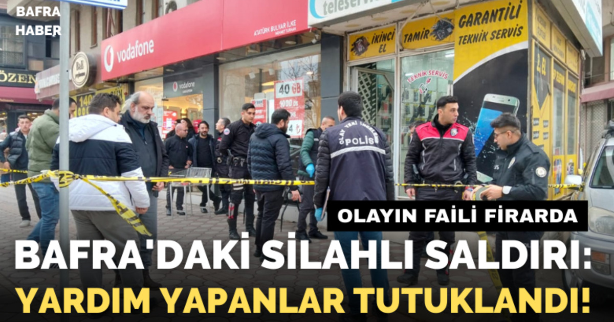 Bafra’daki silahlı saldırıyla ilgili 2 kişi tutuklandı