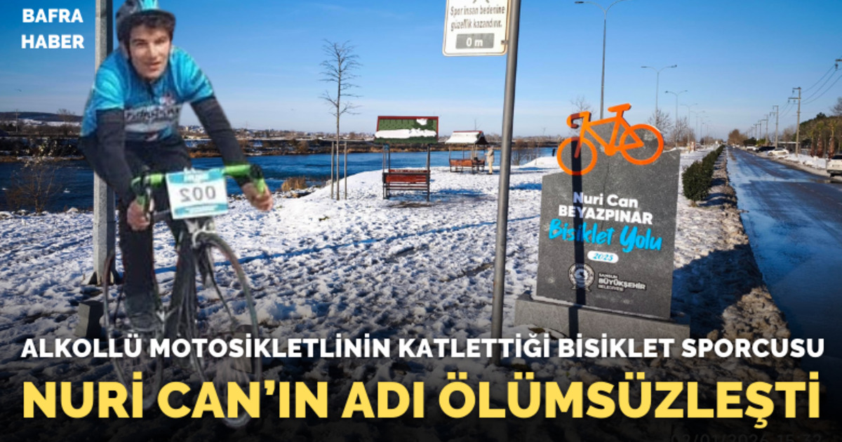 Nurican Beyazpınar’ın İsmi Granit Totemle Bisiklet Yolunda Yaşatılıyor