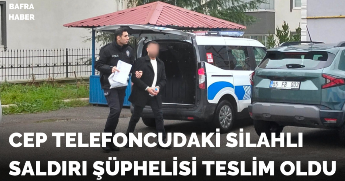 Silahlı saldırı şüphelisi teslim oldu