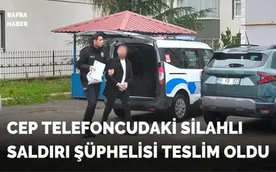 Silahlı saldırı şüphelisi teslim oldu