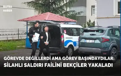 Bafra'da Aranan Şüpheliyi Bekçiler Yakaladı 
