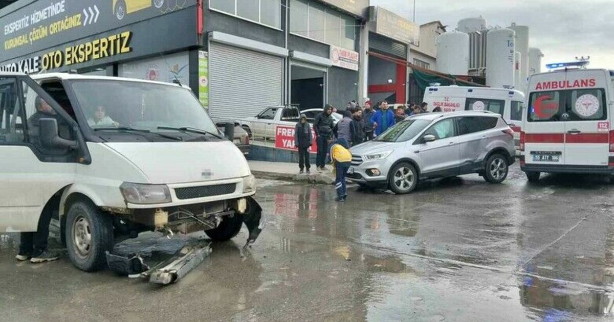 Bafra’da trafik kazası: 3 yaralı