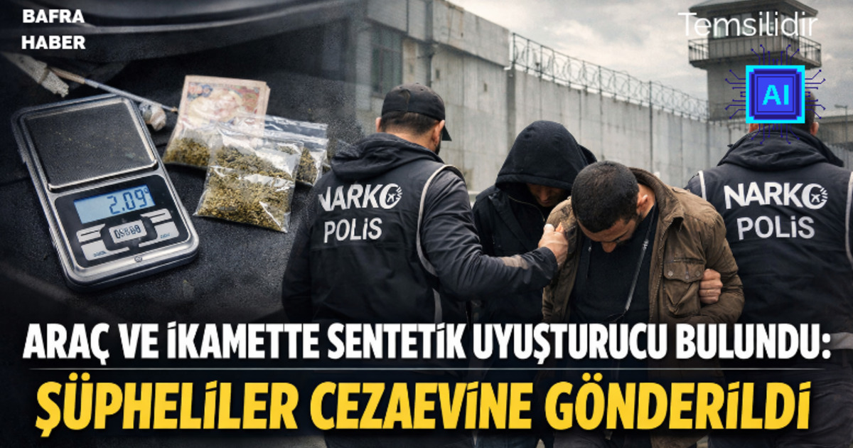 Bafra'da uyuşturucu operasyonu: 2 tutuklama