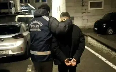 Samsun’da uyuşturucu suçundan 18 yıl 9 ay hapis cezası bulunan şahıs yakalandı
