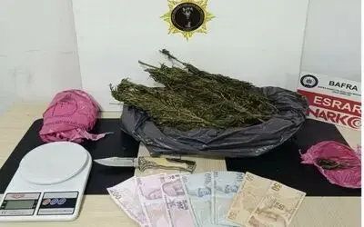 Samsun’da dört ilçede uyuşturucu operasyonu: 5 gözaltı
