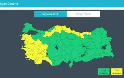 Kuzeyde fırtına alarmı: Rüzgar hızı 80 kilometreye ulaşacak
