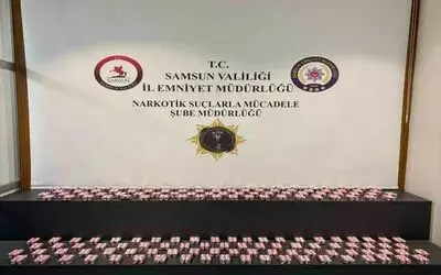 Samsun’da 4 bin 410 adet sentetik ecza ele geçirildi
