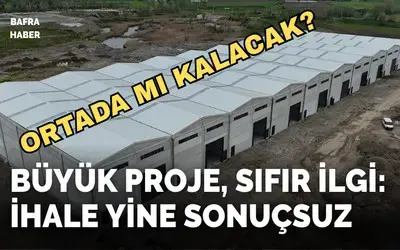 Kadim Bafra’nın Kat Karşılığı 18 Dükkan İhalesi İptal Edildi