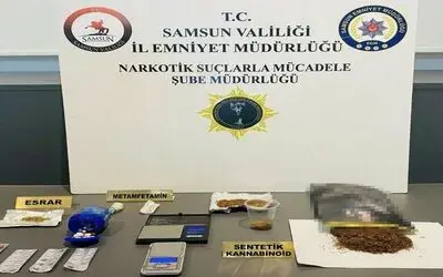 Samsun’da 3 ilçede uyuşturucu operasyonu: 6 kişi yakalandı
