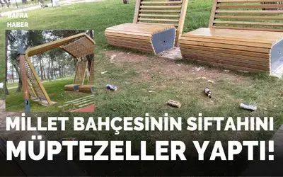 Millet Bahçesinin Siftahını Müptezeller Yaptı!