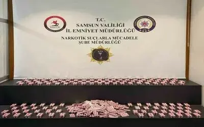 Samsun’da 5 bin adet uyuşturucu hap ele geçirildi: 2 gözaltı
