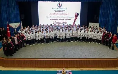 OMÜ’de ebelik öğrencileri mesleğe ilk adımını attı
