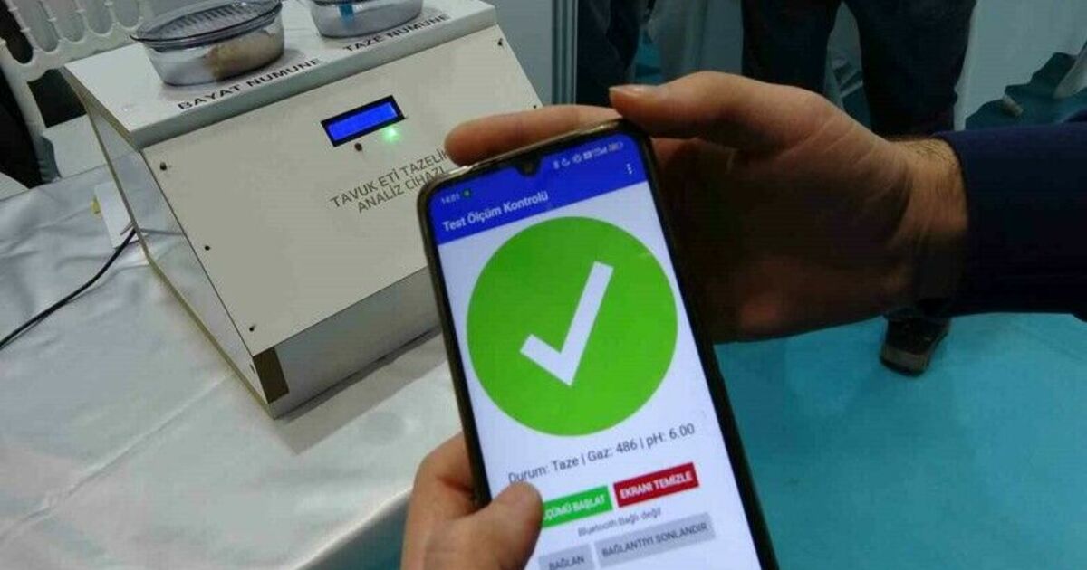 Kızılırmak lisesinden tavuk eti zehirlenmesini önleyen cihaz