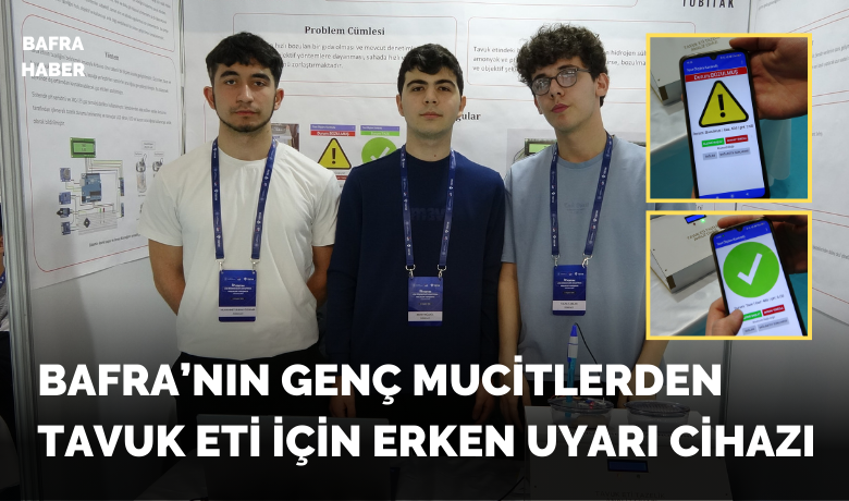 Kızılırmak lisesinden tavuketi zehirlenmesini önleyen cihaz