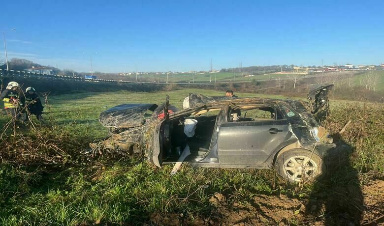 Taşköprü Mevkisinde Trafik Kazası: 1 Ağır Yaralı