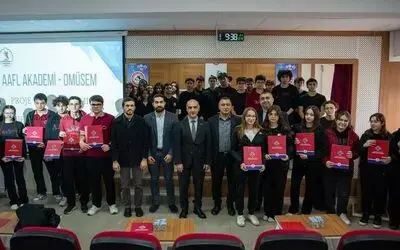 OMÜSEM’den lise öğrencilerine proje eğitimi: 120 öğrenci sertifika aldı
