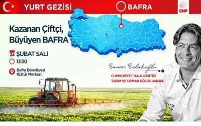 Sencer Solakoğlu Bafra’ya Geliyor