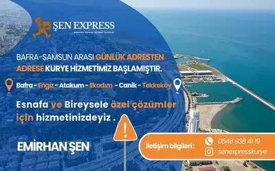 Şen Express’ten Bafra–samsun Hattında Günlük Kurye Hizmeti