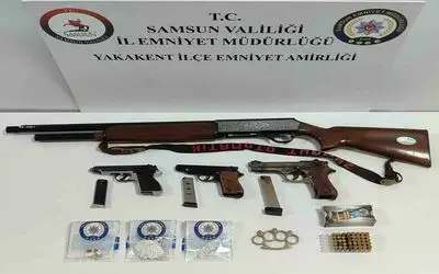 Yakakent’te uyuşturucu ve silah ele geçirildi
